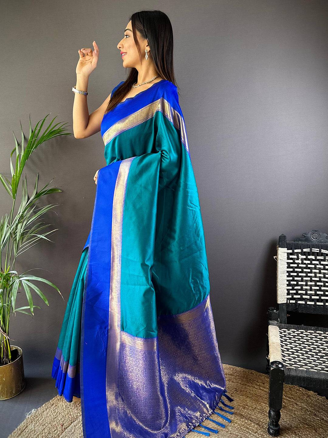 Radiant Harmony Katan Silk Pattu Saree