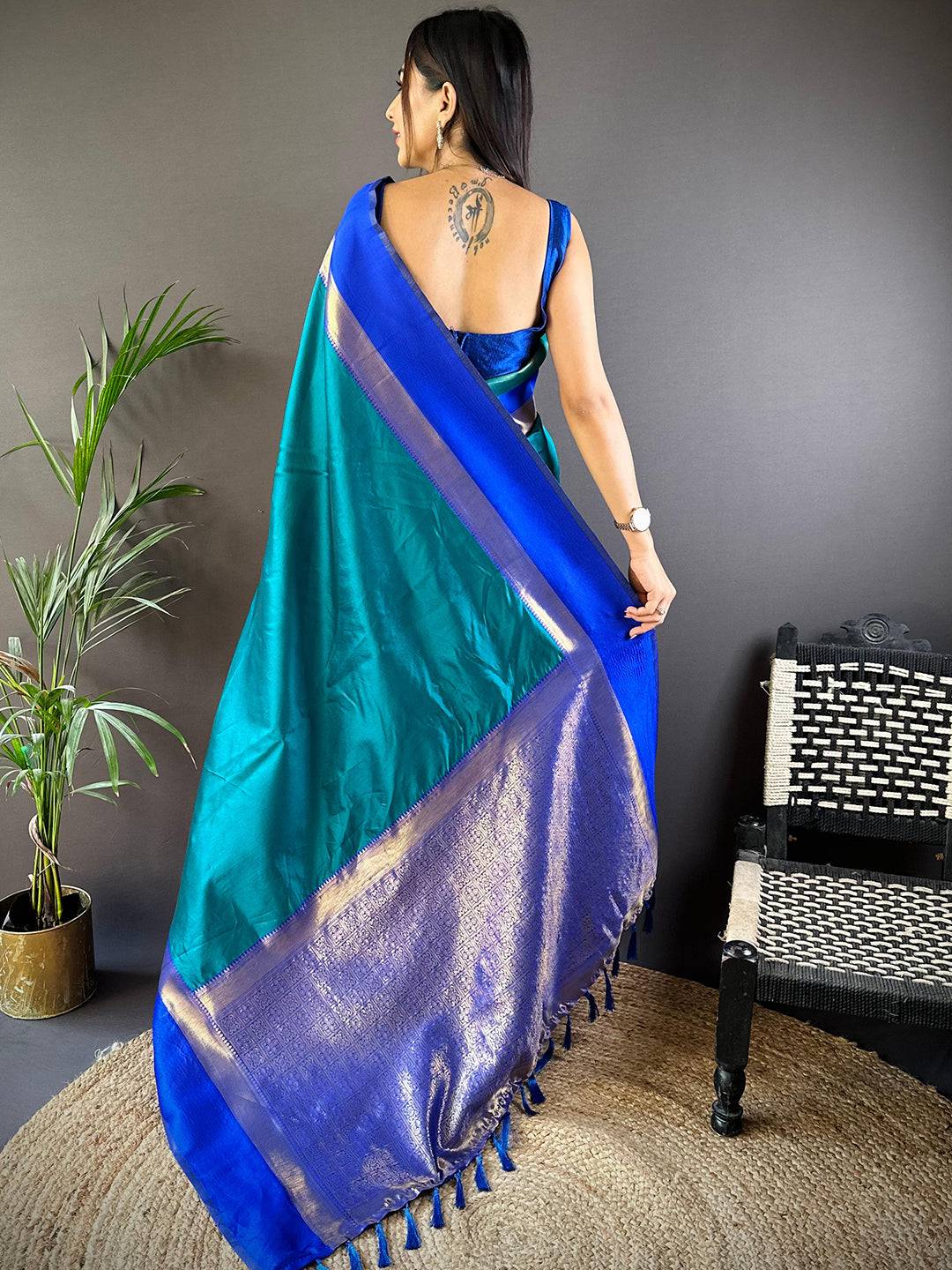 Radiant Harmony Katan Silk Pattu Saree