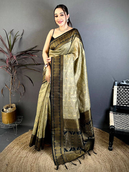 Stylish Banarasi Katan Silk Zari Pattu Saree
