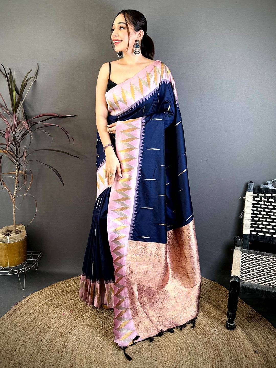 Regal Soft Silk Temple Border Pattu Saree
