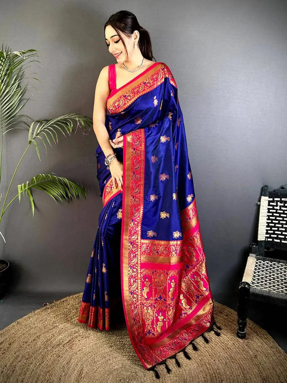 Royal Yeval Paithani Soft Silk Pattu Saree