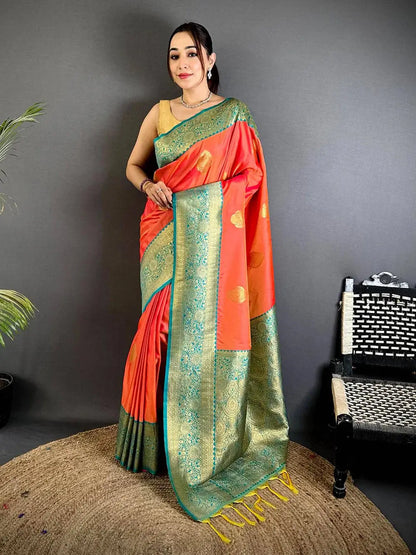 
Radiance Two Tone Soft Silk Pattu Saree


