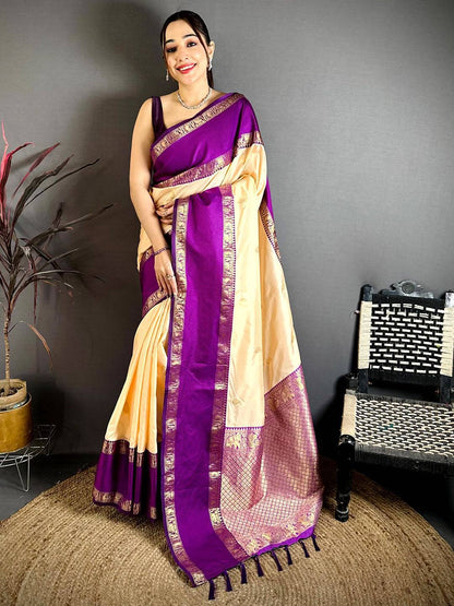 Opulent Gadwal Pure Soft Silk Pattu Saree