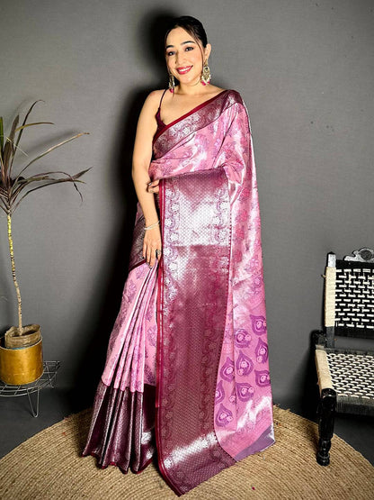 Regal Zari One Gram Tissue Kanchi Pattu Saree