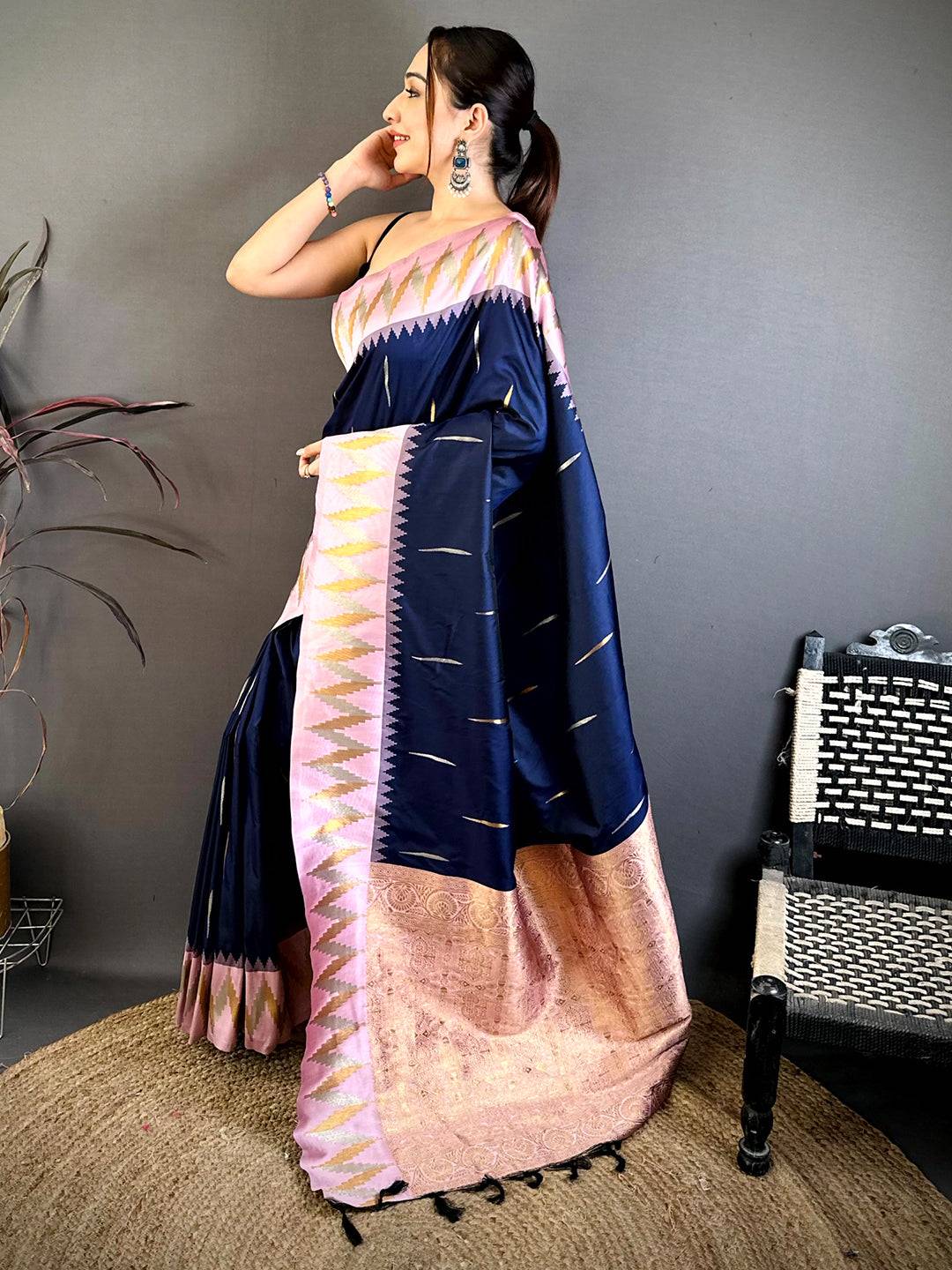 Regal Soft Silk Temple Border Pattu Saree