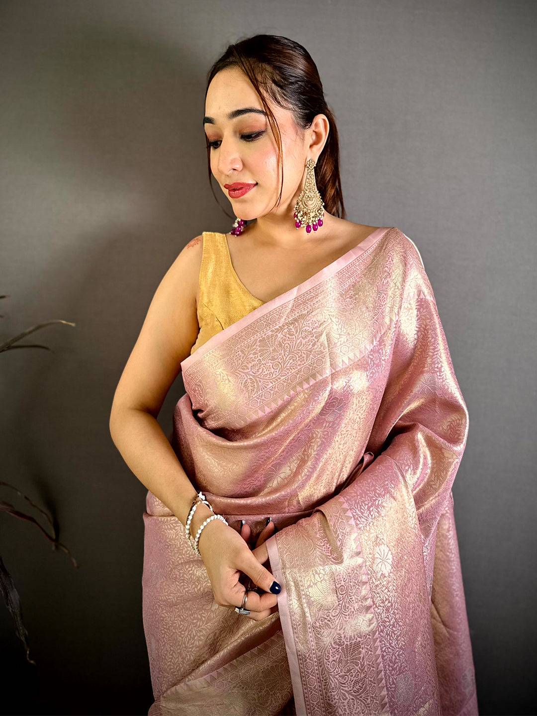 Exclusive Kanjivaram Tissue Designer Pattu Saree