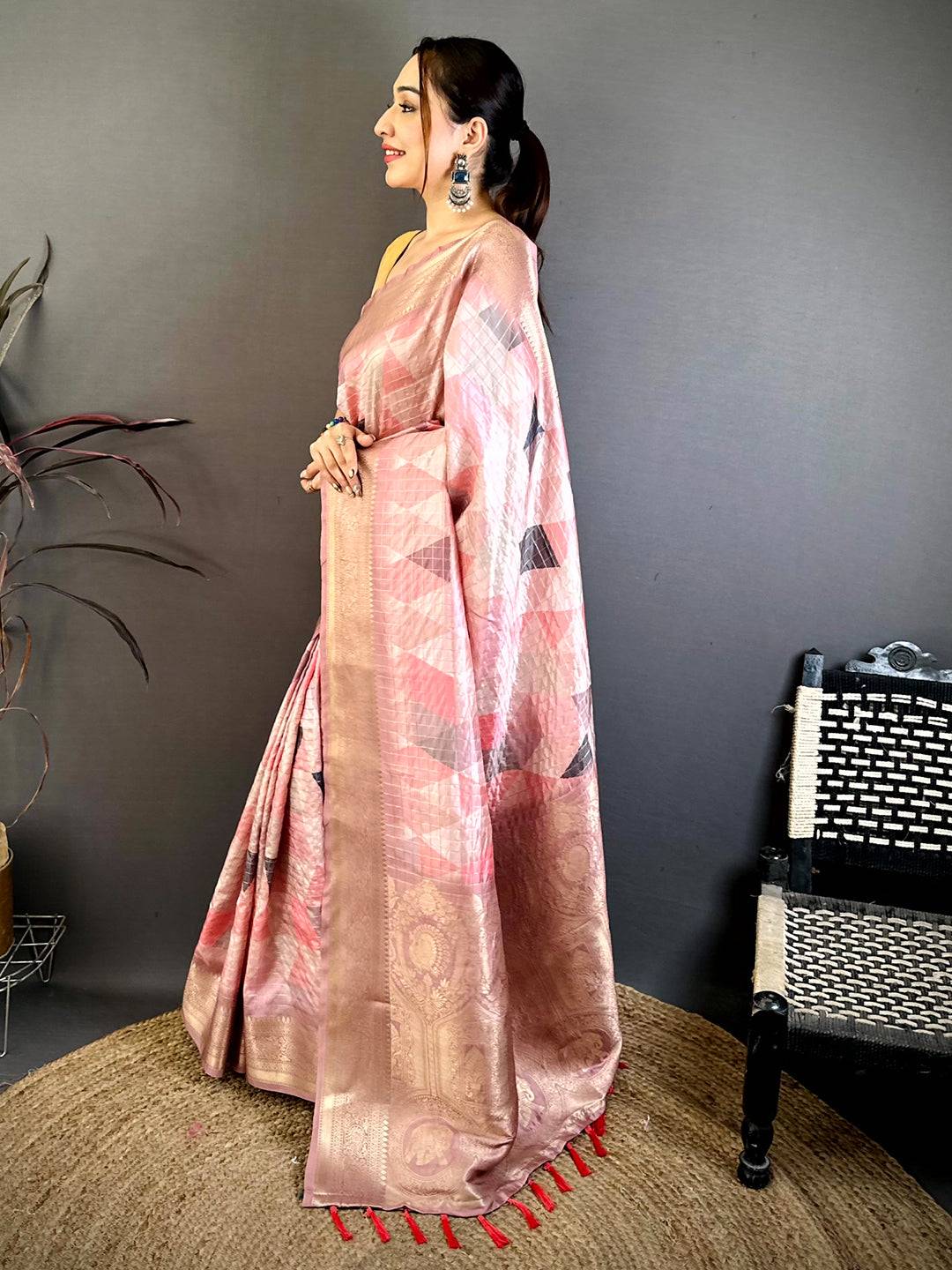 Heritage Mango Zari Banarasi Silk Pattu Saree