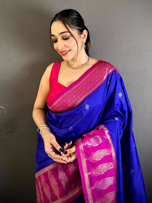 Opulent Soft Silk Big Kanchi Border Pattu Saree