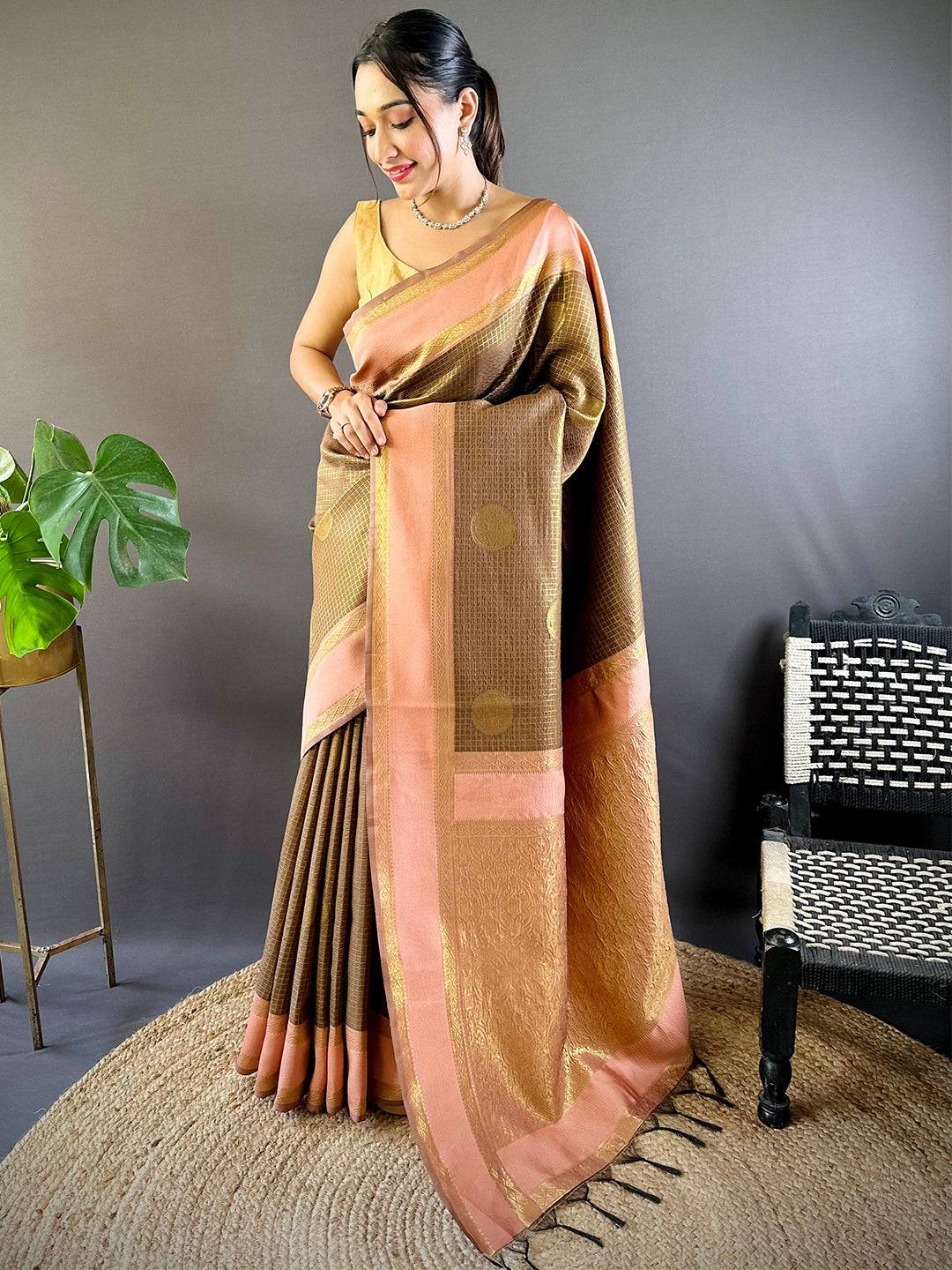 Royal Chex Radiance Banarasi Pattu Saree