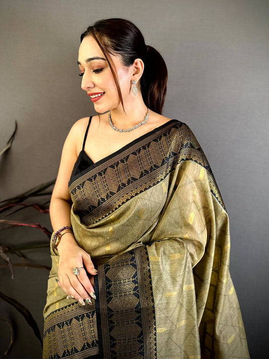 Stylish Banarasi Katan Silk Zari Pattu Saree