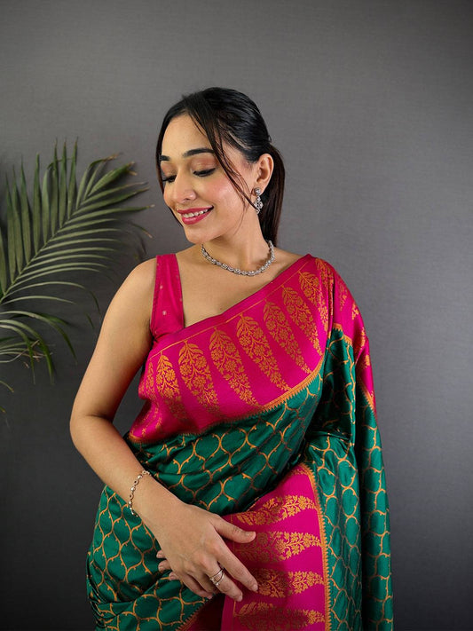 Rama Soft Banarasi Katan Silk Pattu Saree