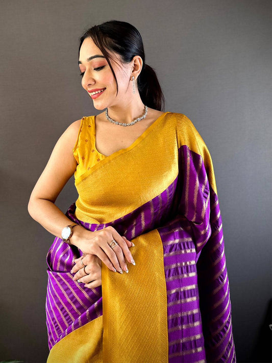 Regal Banarasi Katan Soft Silk Pattu Saree