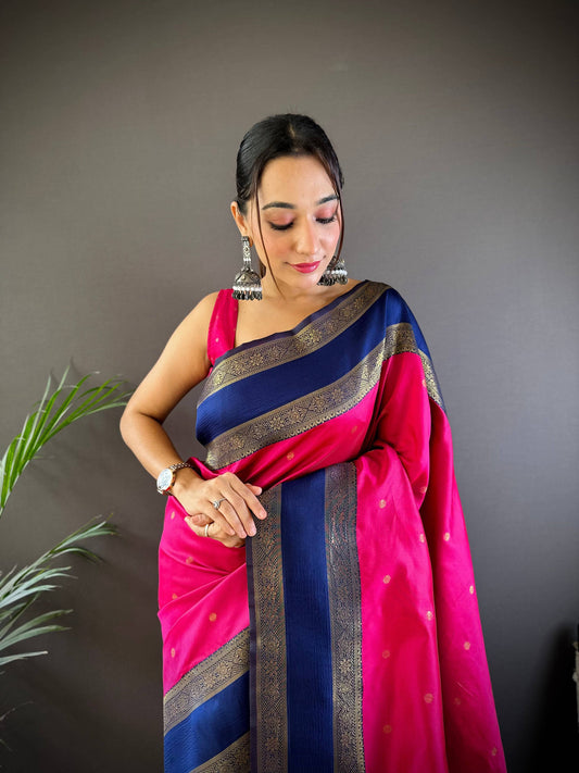 Premium Kanchi Rettepetta Pattu Saree